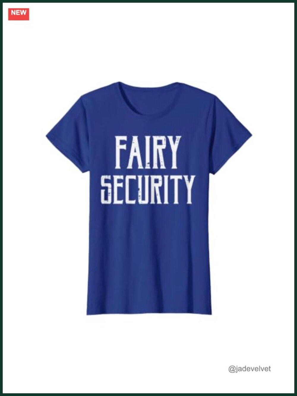 Halloween Fairy Security Costume T-Shirt Classic Fit 100% Cotton